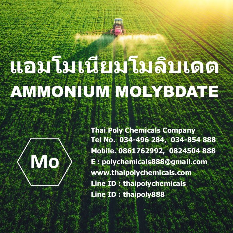 แอมโมเนียมโมลิบเดต, Ammonium Molybdate, ผงจุลธาตุโมลิบดินัม, แอมโมเนียมโมลิบเดท, จุลธาตุในดิน, Micronutrients